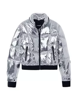Куртка Desigual Between-Season, серебряный
