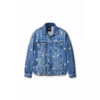 Куртка Desigual Daisies Denim, синий