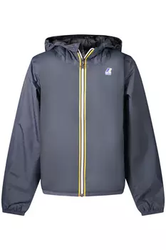 Куртка детская K-Way с белой молнией, синий