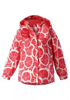 Куртка детская Reima Reimatec Bellis с принтом, красный / белый