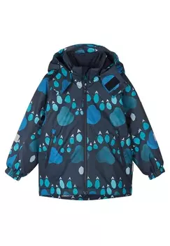 Куртка детская зимняя Reima Reimatec Maunu с капюшоном, темно-синий