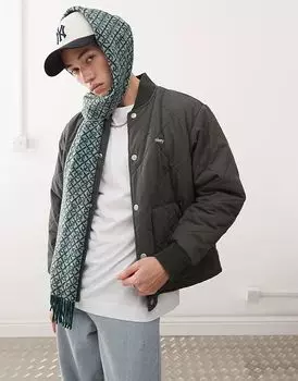 Куртка девон черного цвета Obey