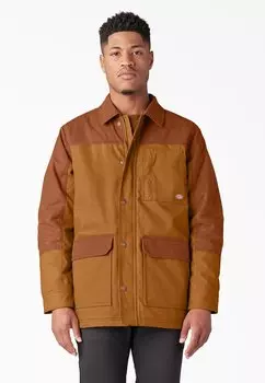 Куртка Dickies WAX COATED CHORE, цвет brown duck