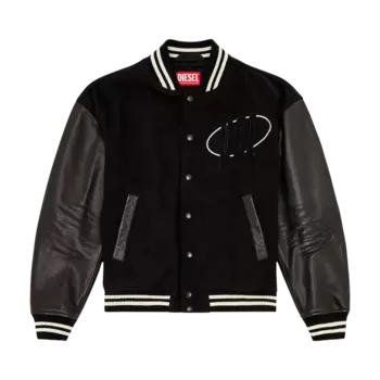 Куртка Diesel Franz Patch Bomber 'Very Black', черный