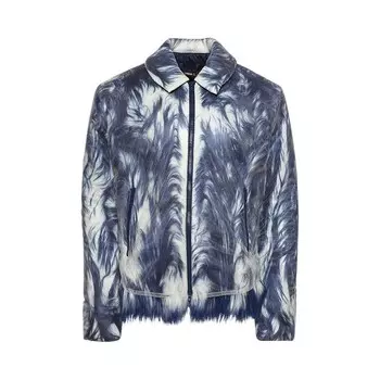 Куртка Diesel W-Woufy Fluffy Jacket Blue, разноцветный