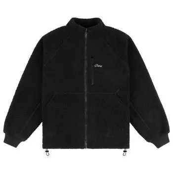 Куртка Dime Polar Fleece Sherpa Zip Jacket 'Black', черный