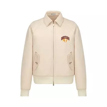 Куртка Dior x Denim Tears Zipped Blouson, белый