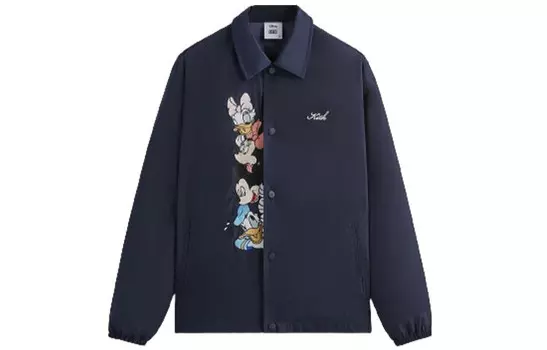 Куртка Disney Co-brand унисекс темно-синего цвета Kith, темно-синий