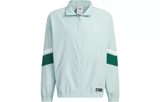 Куртка Disney X Disney унисекс дымчато-зеленая Adidas Originals, зеленый