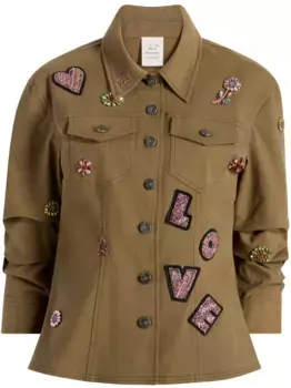 Куртка Ditsy Love Cinq A Sept, зеленый