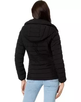 Куртка DKNY Bib Front Stretch Packable Jacket, черный