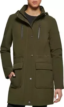 Куртка DKNY Velboa Lined Softshell, цвет Loden