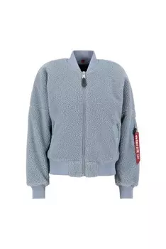 Куртка для активного отдыха ALPHA INDUSTRIES Fleece Jacket MA-1 VF, пыльно-голубой