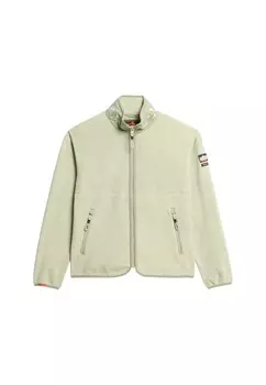 Куртка для активного отдыха Superdry Fleece Jacket, светло-зеленый