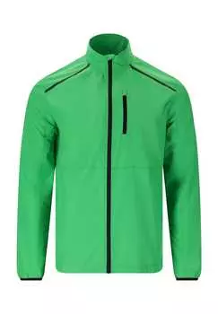 Куртка для бега hugoee из ветронепроницаемого и дышащего материала Endurance, зеленый