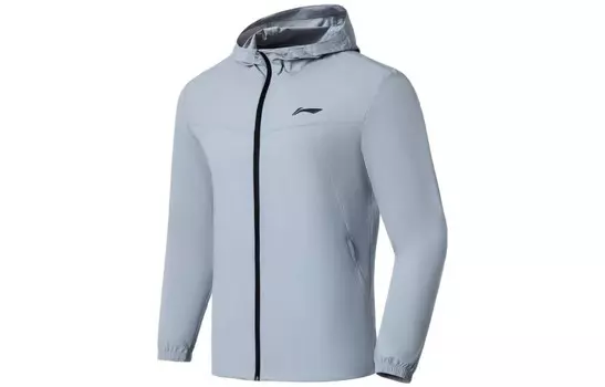 Куртка для бега из коллекции Men Mist Blue Lining, синий