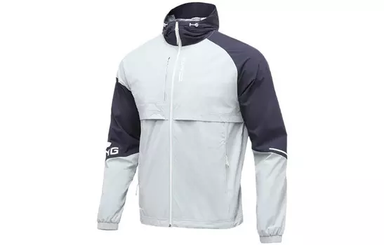 Куртка для бега из коллекции Mens Mist Blue Lining