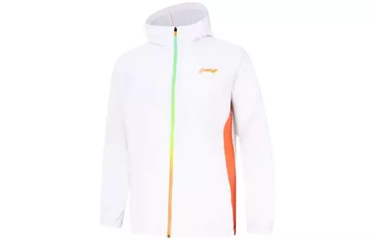 Куртка для бега мужская белая Lining, белый