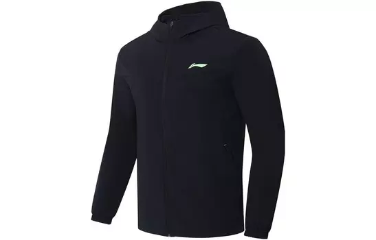 Куртка для бега, мужская, черная Lining, черный