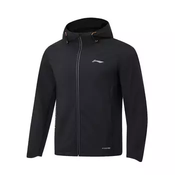 Куртка для бега, мужская, черная Lining, черный