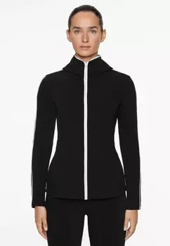 Куртка для бега SUPER EXTRA WARM TECHNICAL WITH PIPING OYSHO, черный