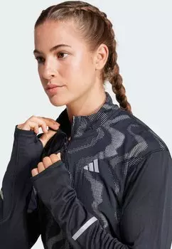 Куртка для бега ULT HIVIS adidas Performance, черный