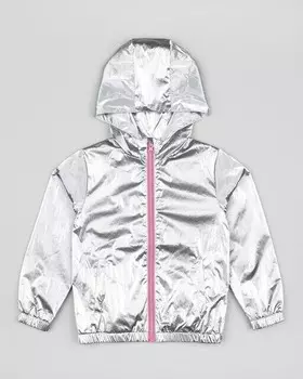 Куртка для девочки с капюшоном и застежкой-молнией Losan, серый