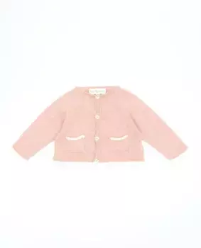 Куртка для девочки с карманами и застежкой на пуговицы Fina Ejerique, розовый