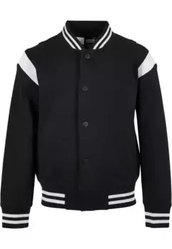 Куртка для колледжа URBAN CLASSICS " Urban Classics Men's Boys Inset College Sweat Jacket" (1 шт.), без капюшона, белый