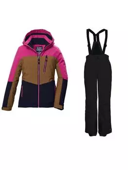 Куртка для лыж и сноуборда Killtec Wasserdicht, Winddicht Atmungsaktiv, коричневый