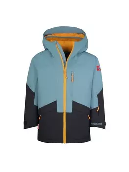 Куртка для лыж и сноуборда Trollkids Ski-/ Snowboardjacke Kongsberg, цвет steel blue