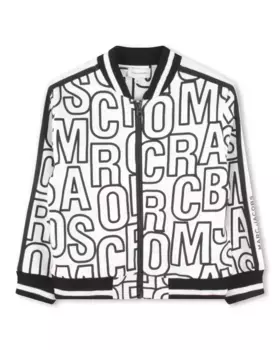 Куртка для мальчика из черного хлопка Marc Jacobs, чёрный