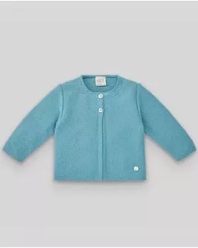 Куртка для мальчика из хлопка с перламутровыми пуговицами Paz Rodrguez, синий