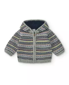 Куртка для мальчика с капюшоном и застежкой-молнией Charanga, мультиколор