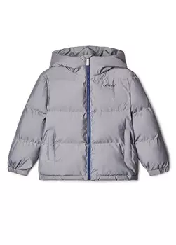 Куртка для мальчика со светоотражающим эффектом. Off-White, синий