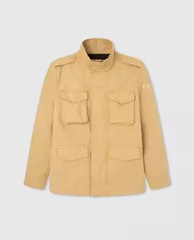 Куртка для мальчика Utility с застежкой-молнией Pepe Jeans, горчичный
