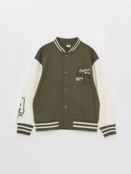 Куртка для мальчиков с принтом LCW Kids, хаки