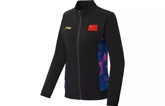 Куртка для настольного тенниса женская черная Lining