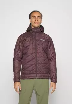Куртка для отдыха на природе Adidas Terrex TERREX MULTI INSULATION HOODED JACKET, темно-коричневый