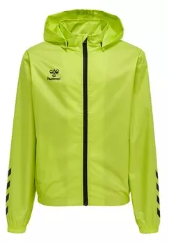 Куртка для отдыха на природе HMLCORE XK SPRAY Hummel, цвет lime popsicle