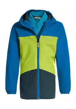 Куртка для отдыха на природе Kids Escape Unisex 3 In 1 Vaude, цвет radiate green