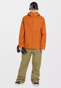 Куртка для сноуборда 2836 INSULATED 20K Volcom, коричневый