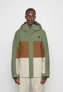 Куртка для сноуборда Defy Snjt Gph0 DC Shoes, цвет olive