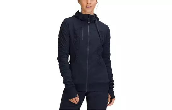 Куртка для танцевальной студии женская Lululemon, цвет Marine Blue