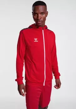 Куртка для тренировок AUTHENTIC POLY Hummel, цвет true red
