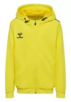 Куртка для тренировок HMLAUTHENTIC PL ZIP HOODIE Hummel, цвет blazing yellow