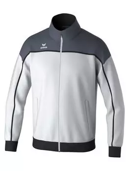 Куртка для тренировок и бега erima, цвет wei/slate grey/schwarz