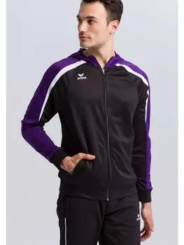 Куртка для тренировок и бега erima, цвет schwarz/violet/weiss