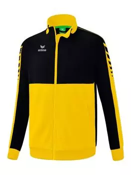 Куртка для тренировок и бега erima, цвет gelb/schwarz
