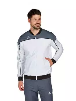 Куртка для тренировок и бега erima, цвет wei/slate grey/schwarz